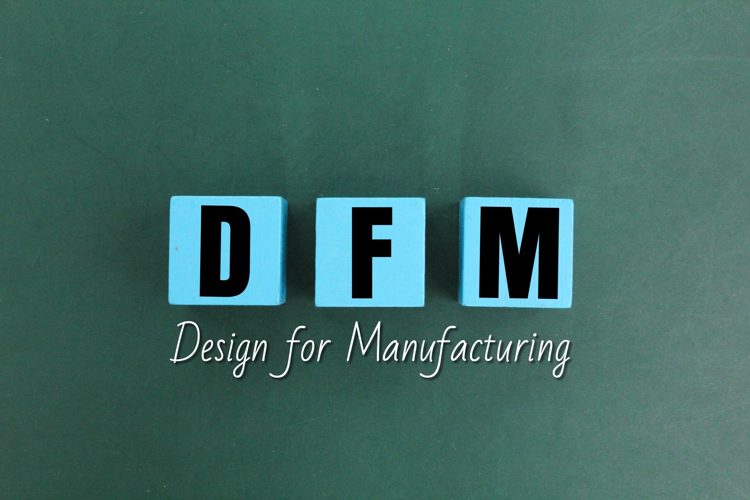 WoodenCubeWithTheLettersDfmOrTheWordDesign – CIMtech Design for Manufacturability