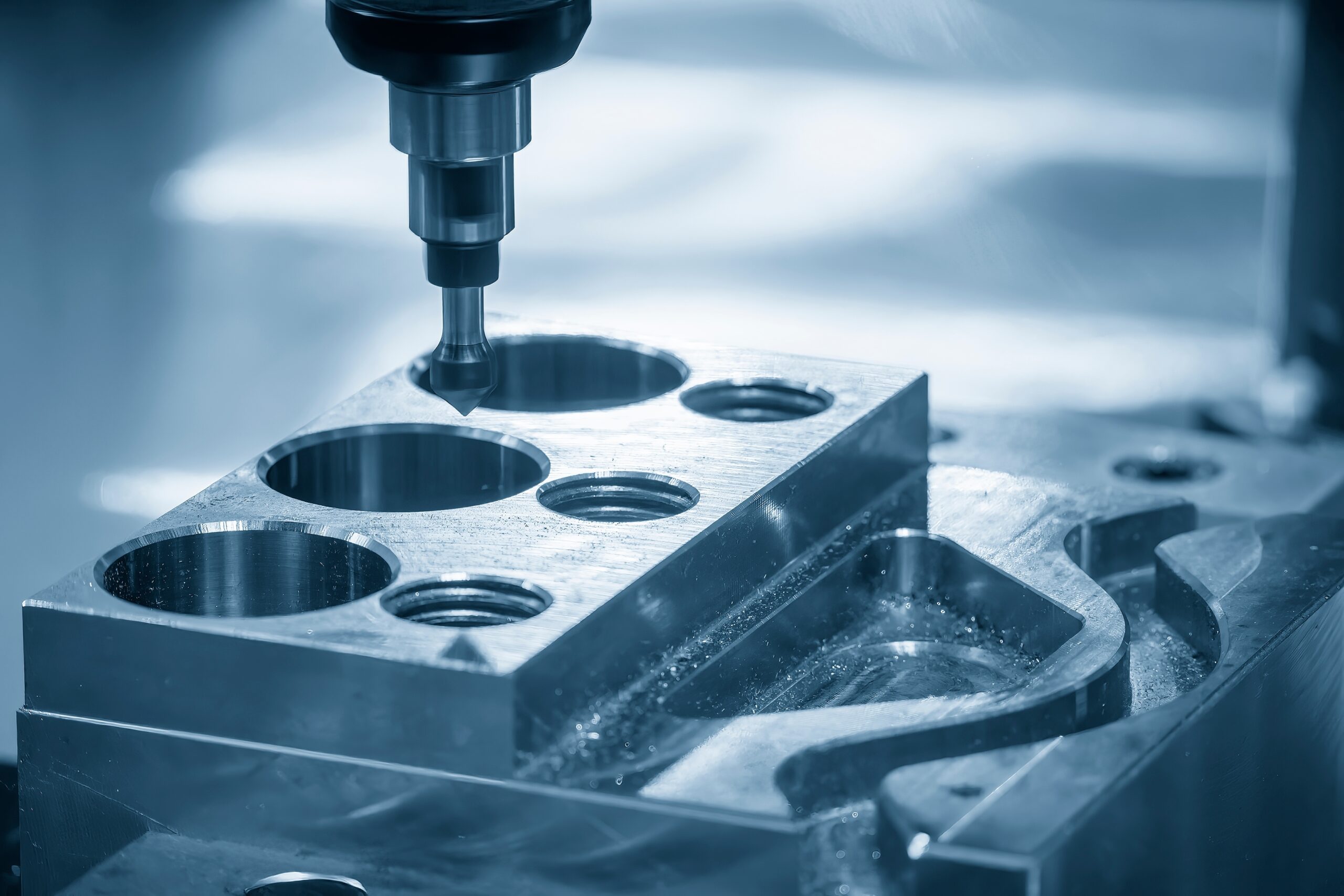 TheCncMillingMachineChamferCuttingMoldBasePartBy – CIMtech Precision CNC Machining